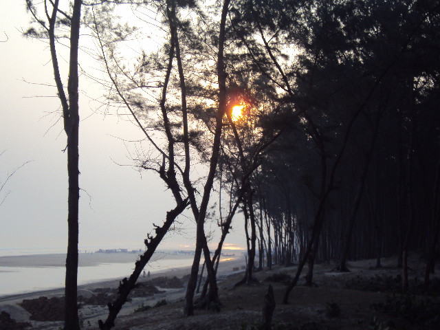 serene sea beach west bengal india waves udaipur digha coastal sunset